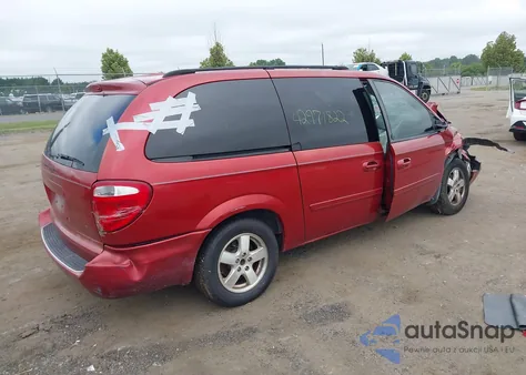 2007 Dodge Grand Caravan Sxt из США, поврежденный, VIN 2D4GP44L27R297541